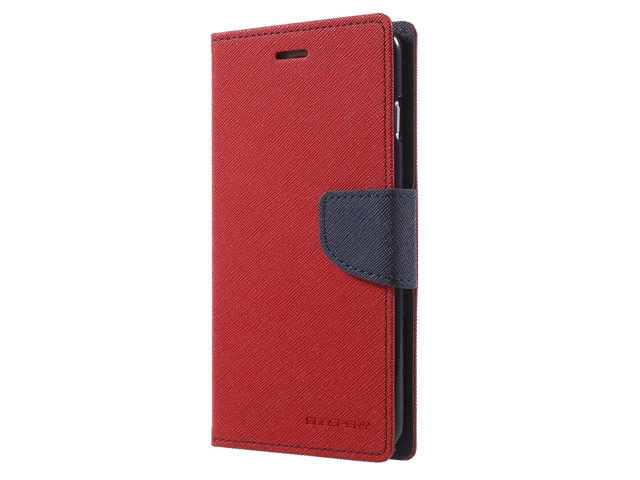 Чехол Mercury Goospery Fancy Diary Case для Samsung Galaxy A8 2018 (красный, винилискожа)