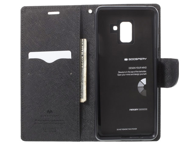 Чехол Mercury Goospery Fancy Diary Case для Samsung Galaxy A8 2018 (красный, винилискожа)