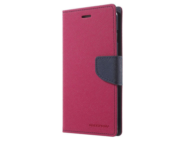 Чехол Mercury Goospery Fancy Diary Case для Samsung Galaxy S9 (малиновый, винилискожа)