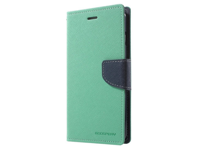 Чехол Mercury Goospery Fancy Diary Case для Samsung Galaxy S9 plus (голубой, винилискожа)