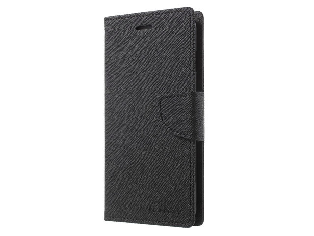 Чехол Mercury Goospery Fancy Diary Case для Sony Xperia XZ2 (черный, винилискожа)