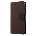 Чехол Mercury Goospery Fancy Diary Case для Sony Xperia XZ2 (коричневый, винилискожа)