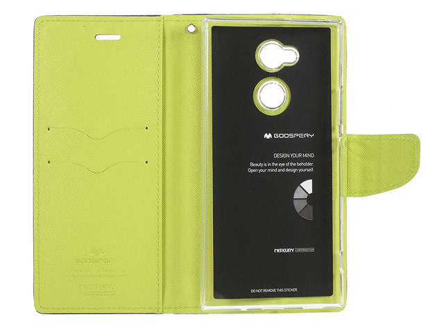 Чехол Mercury Goospery Fancy Diary Case для Sony Xperia XA2 ultra (синий, винилискожа)