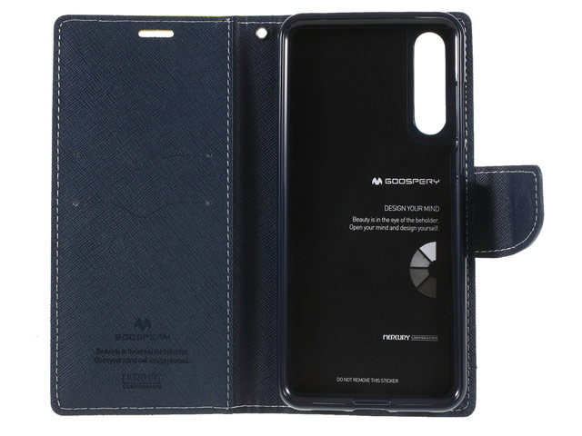 Чехол Mercury Goospery Fancy Diary Case для Huawei P20 (фиолетовый, винилискожа)