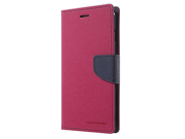Чехол Mercury Goospery Fancy Diary Case для Huawei P20 lite (малиновый, винилискожа)