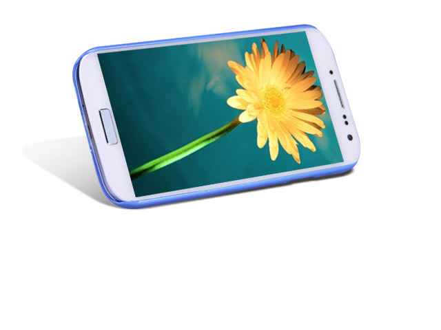 Чехол Nillkin Shining Shield для Samsung Galaxy S4 i9500 (голубой, пластиковый)