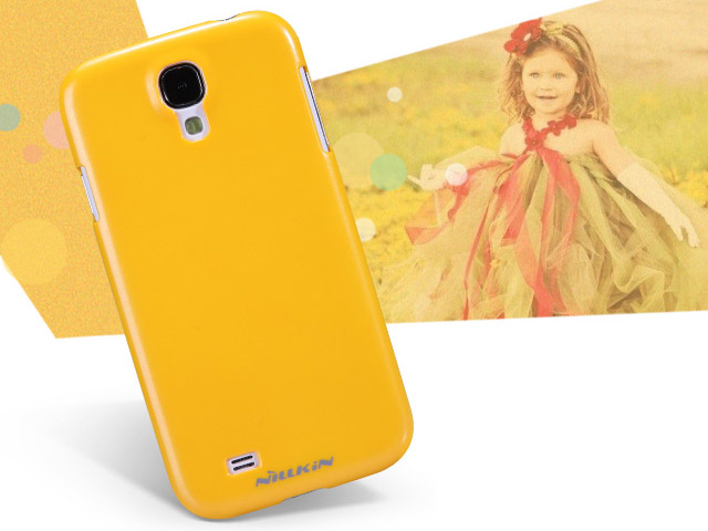 Чехол Nillkin Shining Shield для Samsung Galaxy S4 i9500 (желтый, пластиковый)