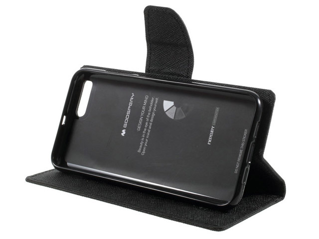 Чехол Mercury Goospery Fancy Diary Case для Xiaomi Mi 6 (черный, винилискожа)