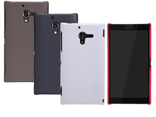 Чехол Nillkin Hard case для Sony Xperia ZL L35h (черный, пластиковый)