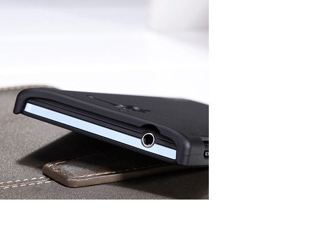 Чехол Nillkin Hard case для Sony Xperia ZL L35h (черный, пластиковый)