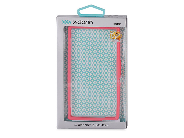 Чехол X-doria Bump Case для Sony Xperia Z L36i/L36h (розовый, пластиковый)