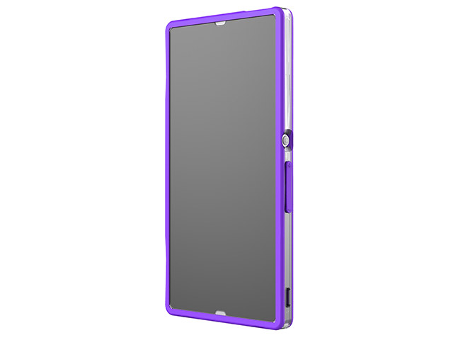 Чехол X-doria Bump Case для Sony Xperia Z L36i/L36h (фиолетовый, пластиковый)