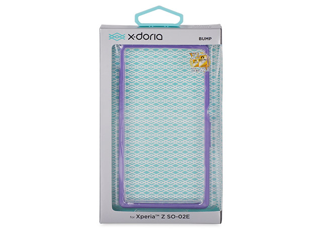 Чехол X-doria Bump Case для Sony Xperia Z L36i/L36h (фиолетовый, пластиковый)