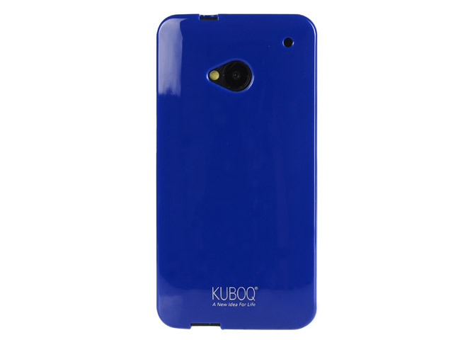 Чехол Kuboq Advanced TPU Case для HTC One 801e (HTC M7) (темно-синий, гелевый)