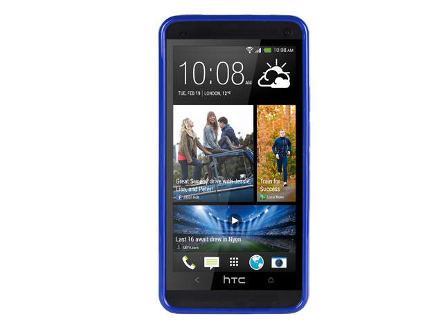 Чехол Kuboq Advanced TPU Case для HTC One 801e (HTC M7) (темно-синий, гелевый)