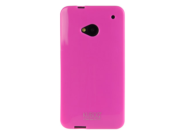 Чехол Kuboq Advanced TPU Case для HTC One 801e (HTC M7) (розовый, гелевый)