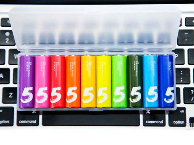 Комплект батареек Xiaomi Rainbow 5 AA (AA, 10 шт., Alkaline)