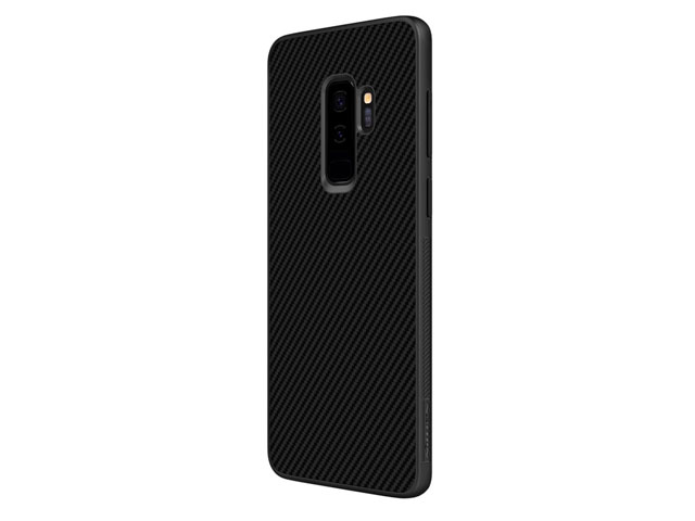 Чехол Nillkin Synthetic fiber для Samsung Galaxy S9 plus (черный, карбон)