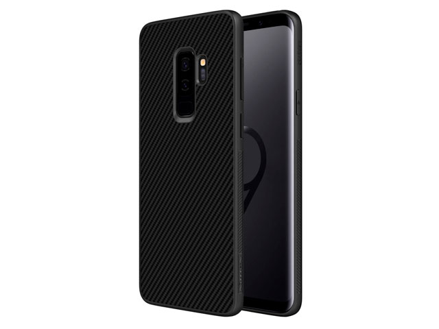 Чехол Nillkin Synthetic fiber для Samsung Galaxy S9 plus (черный, карбон)