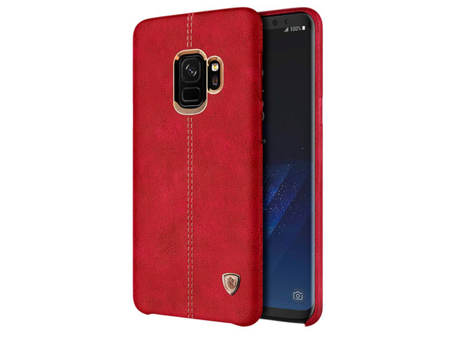 Чехол Nillkin Englon Leather Cover для Samsung Galaxy S9 (красный, кожаный)