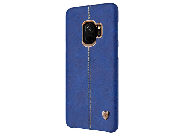 Чехол Nillkin Englon Leather Cover для Samsung Galaxy S9 (синий, кожаный)