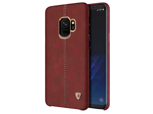 Чехол Nillkin Englon Leather Cover для Samsung Galaxy S9 (коричневый, кожаный)