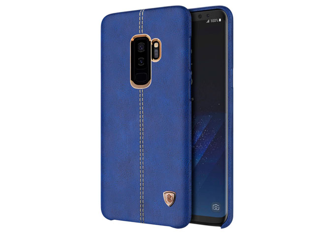 Чехол Nillkin Englon Leather Cover для Samsung Galaxy S9 plus (синий, кожаный)