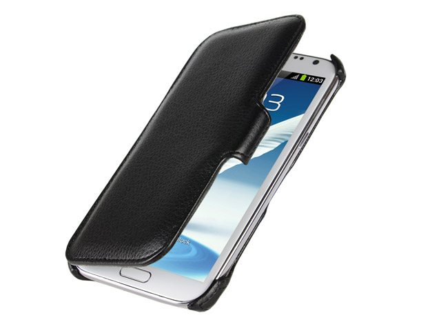 Чехол Kuboq J/Book Case для Samsung Galaxy Note 2 N7100 (черный, кожанный)