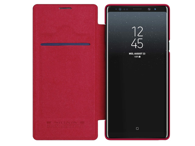 Чехол Nillkin Qin leather case для Samsung Galaxy Note 9 (красный, кожаный)