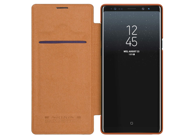 Чехол Nillkin Qin leather case для Samsung Galaxy Note 9 (коричневый, кожаный)