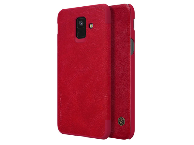 Чехол Nillkin Qin leather case для Samsung Galaxy A6 2018 (красный, кожаный)