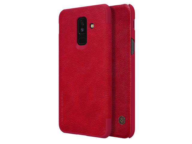 Чехол Nillkin Qin leather case для Samsung Galaxy A6 plus 2018 (красный, кожаный)