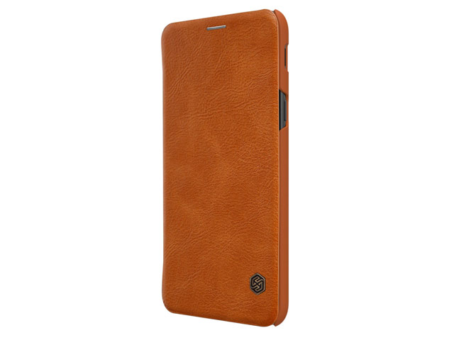 Чехол Nillkin Qin leather case для Samsung Galaxy A6 plus 2018 (коричневый, кожаный)