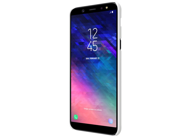 Чехол Nillkin Hard case для Samsung Galaxy A6 2018 (белый, пластиковый)