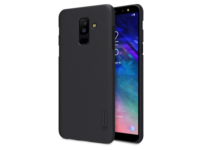 Чехол Nillkin Hard case для Samsung Galaxy A6 plus 2018 (черный, пластиковый)