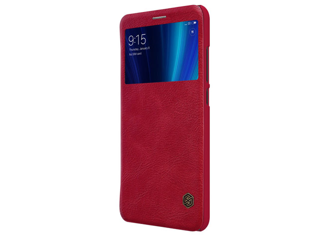Чехол Nillkin Qin leather case для Xiaomi Mi A2 (красный, кожаный)