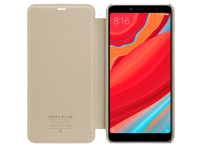 Чехол Nillkin Sparkle Leather Case для Xiaomi Redmi S2 (золотистый, винилискожа)