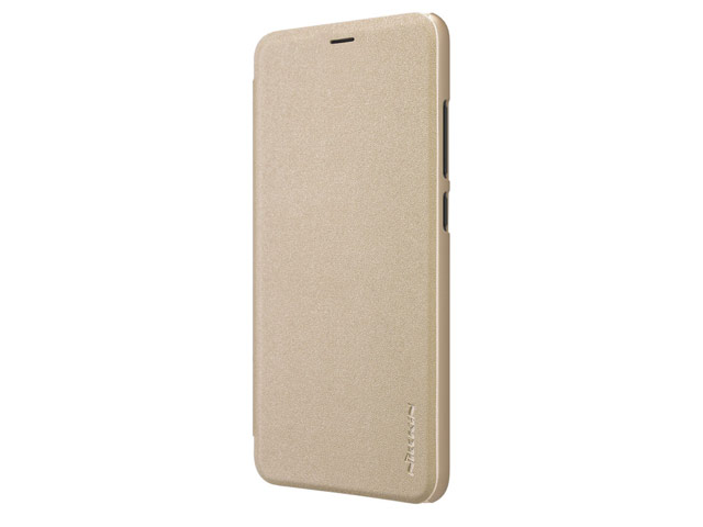 Чехол Nillkin Sparkle Leather Case для Xiaomi Mi 8 (золотистый, винилискожа)