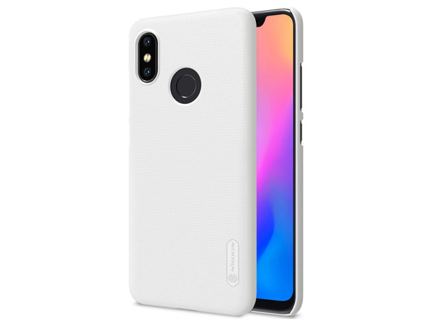 Чехол Nillkin Hard case для Xiaomi Mi 8 (белый, пластиковый)