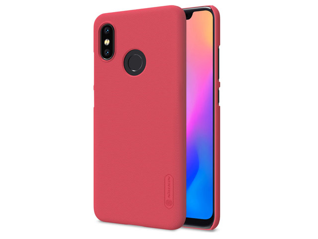 Чехол Nillkin Hard case для Xiaomi Mi 8 (красный, пластиковый)