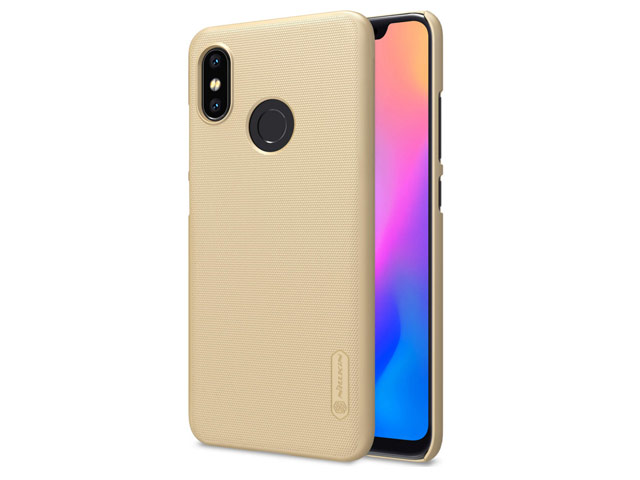 Чехол Nillkin Hard case для Xiaomi Mi 8 (золотистый, пластиковый)