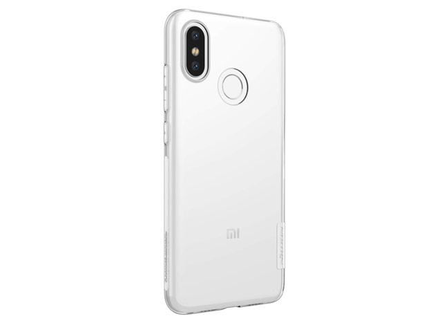 Чехол Nillkin Nature case для Xiaomi Mi 8 (прозрачный, гелевый)