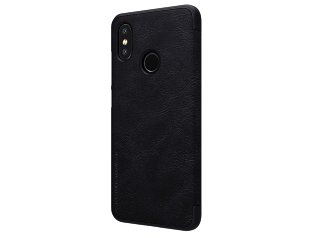 Чехол Nillkin Qin leather case для Xiaomi Mi 8 (черный, кожаный)
