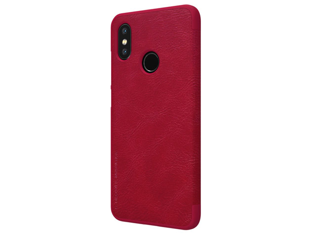 Чехол Nillkin Qin leather case для Xiaomi Mi 8 (красный, кожаный)