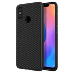 Чехол Nillkin Synthetic fiber для Xiaomi Mi 8 (черный, карбон)