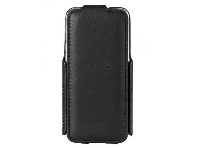 Чехол Kuboq J/Flip Case для Apple iPhone 5 (черный, кожанный)