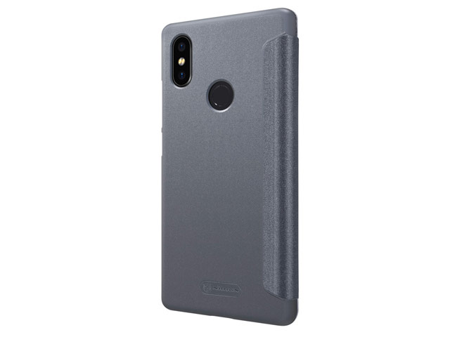 Чехол Nillkin Sparkle Leather Case для Xiaomi Mi 8 SE (темно-серый, винилискожа)