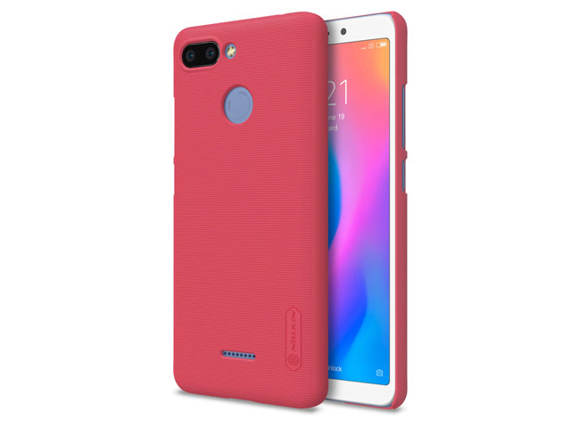 Чехол Nillkin Hard case для Xiaomi Redmi 6 (красный, пластиковый)