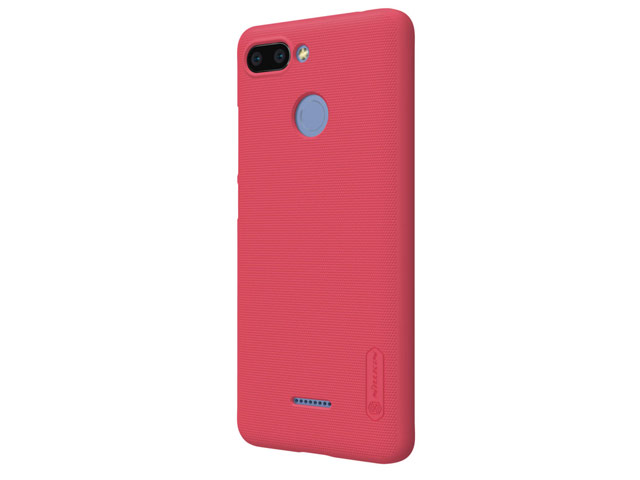 Чехол Nillkin Hard case для Xiaomi Redmi 6 (красный, пластиковый)
