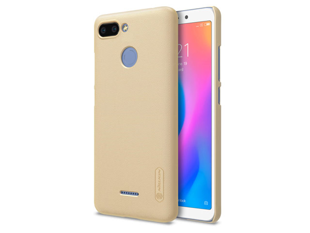 Чехол Nillkin Hard case для Xiaomi Redmi 6 (золотистый, пластиковый)